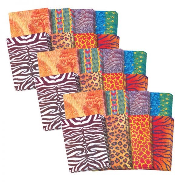 Roylco® Amazing Animal Paper™, 8.5" x 11", 40 Sheets Per Pack, 3 Packs
