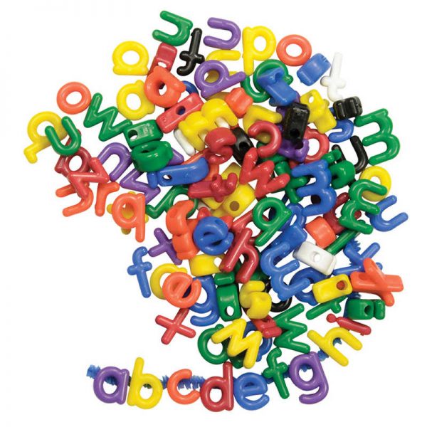 Roylco® Manuscript Letter Beads, Lowercase, Pack of 288