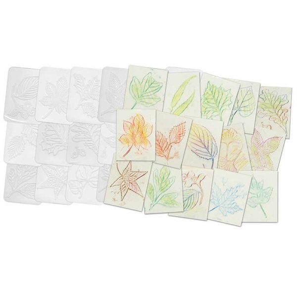 Roylco® Roylco® Leaf Rubbing Plates, 16/Pack