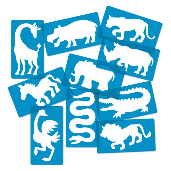 Roylco® Safari Animal Stencils, Set of 10
