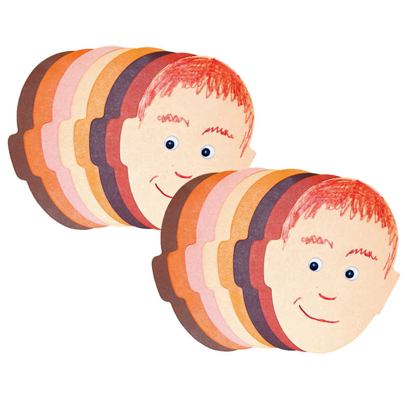 Roylco® Face Pads, 100 Sheets Per Pack, 2 Packs