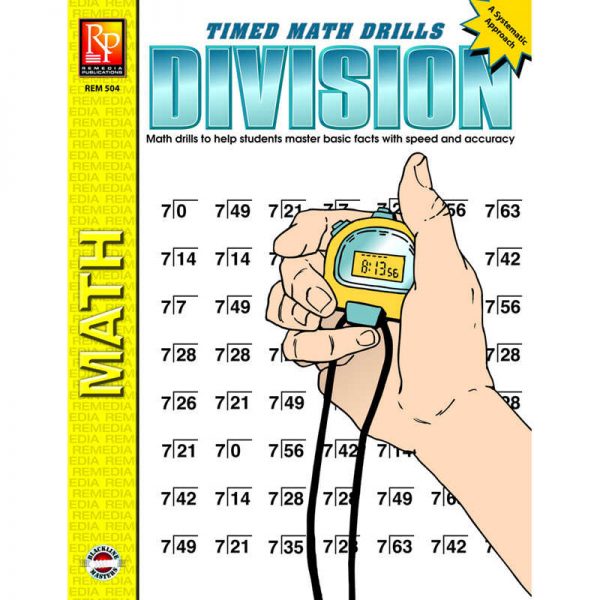 Remedia Publications Division Timed Math Drills Book