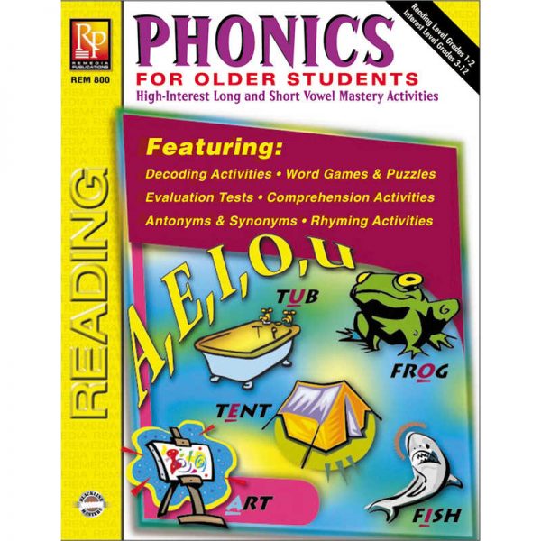 Remedia Publications Phonics For Older Students Book