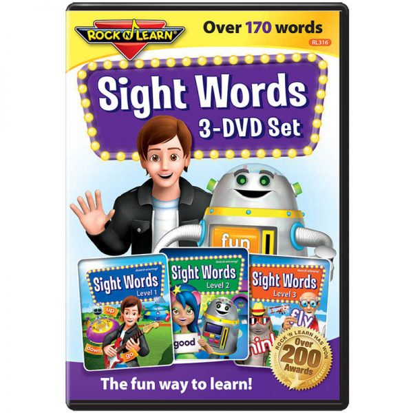 Rock 'N Learn® Sight Words 3-DVD Set