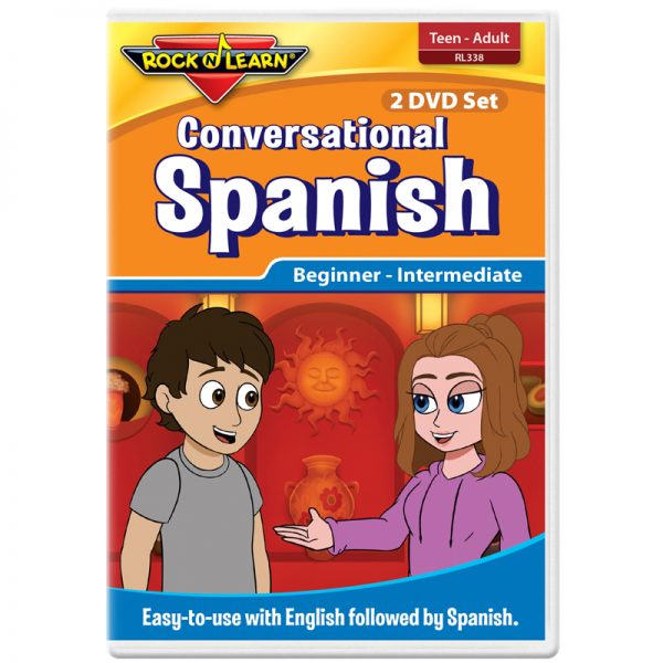 Rock 'N Learn Conversational Spanish for Teens & Adults 2-DVD Set
