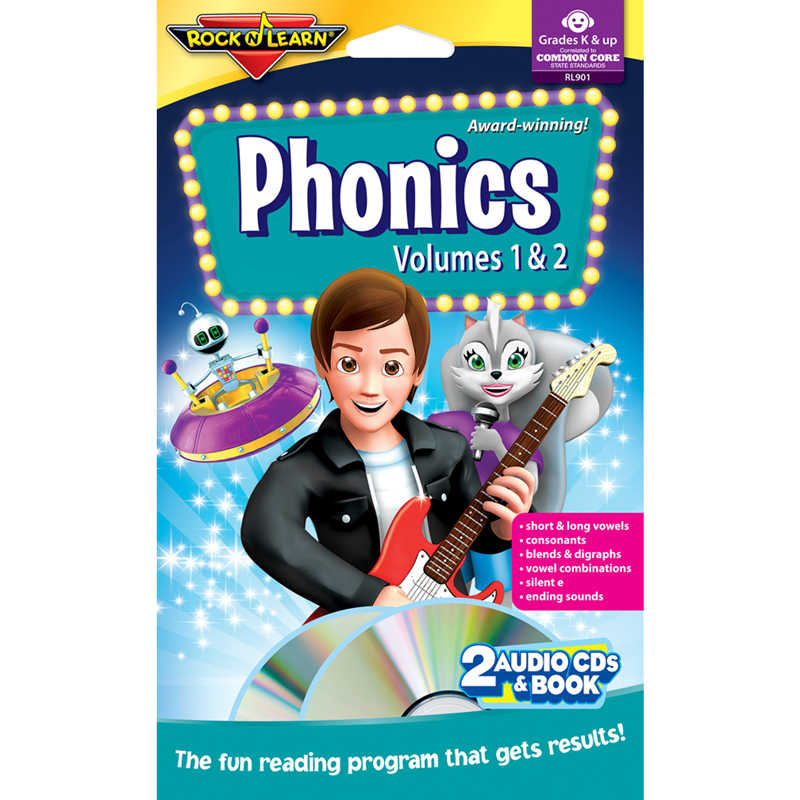 Rock 'N Learn® Phonics Audio CD's & Book