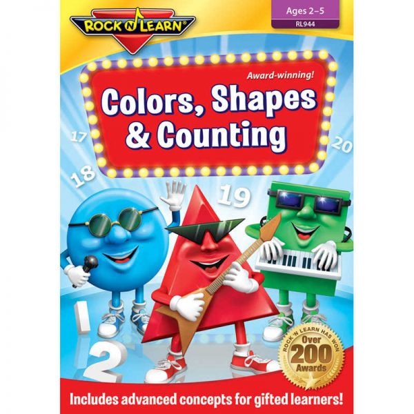 Rock 'N Learn® Colors, Shapes & Counting DVD