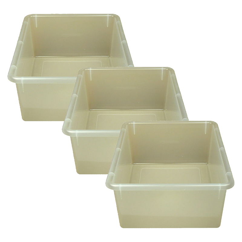 Romanoff Double Stowaway® Tray Only, Clear, Pack of 3