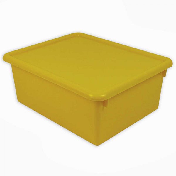 Romanoff Stowaway® 5" Letter Box with Lid, Yellow
