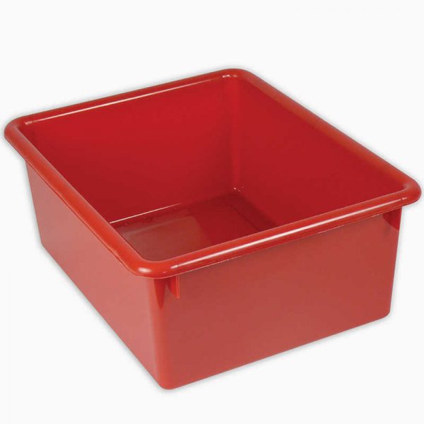 Romanoff Stowaway® 5" Letter Box no Lid, Red
