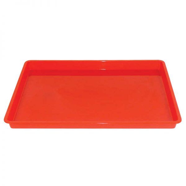 Romanoff Creativitray® Finger Paint Tray, Red, Pack of 6