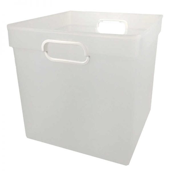 Romanoff Cube Bin, Clear