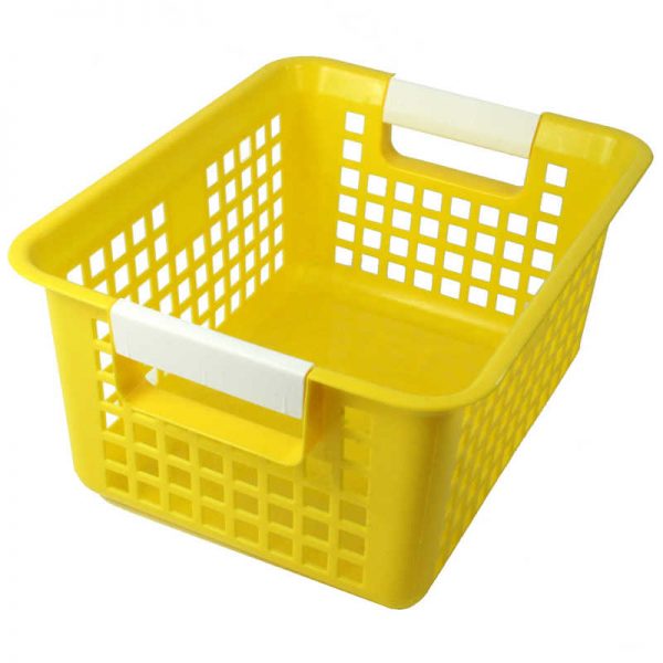 Romanoff Tattle® Book Basket, Yellow