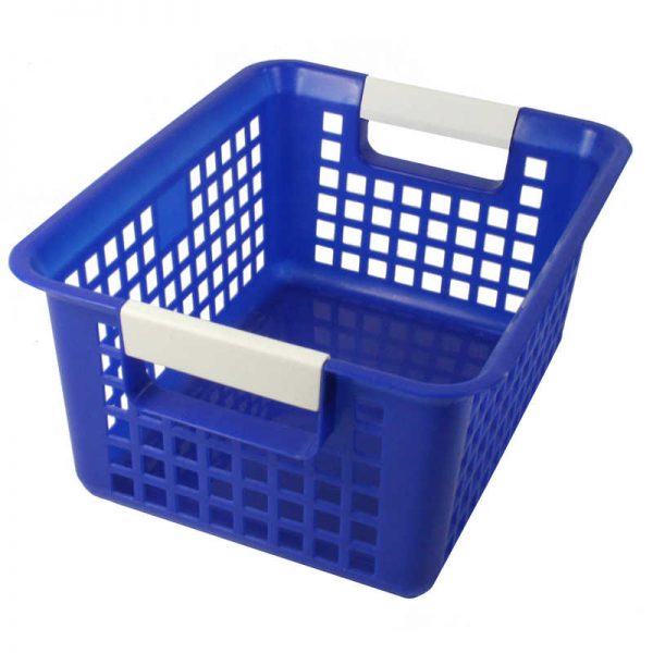 Romanoff Tattle® Book Basket, Blue