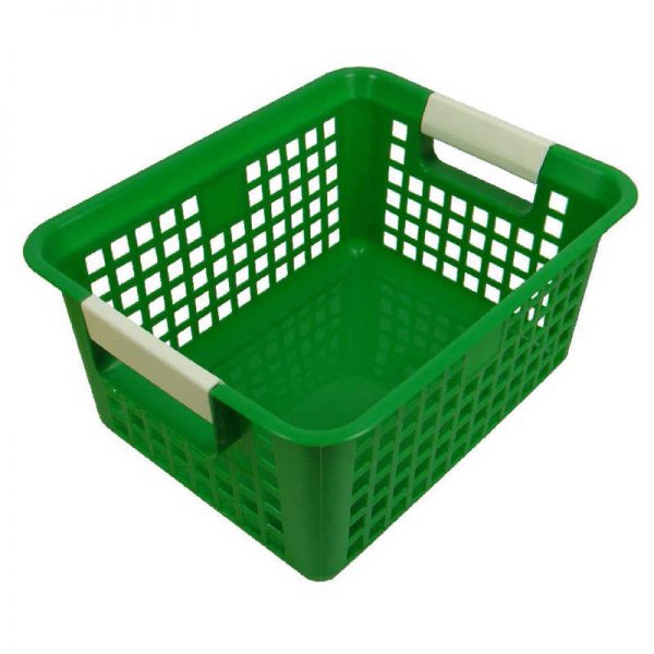Romanoff Tattle® Book Basket, Green