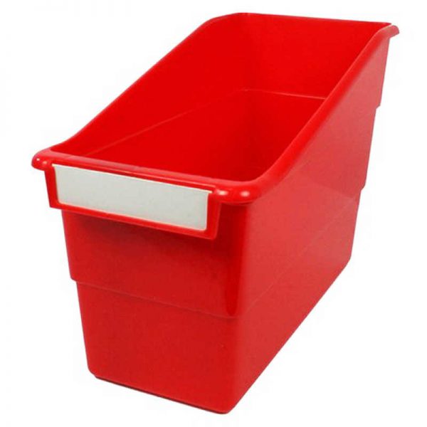 Romanoff Tattle® Shelf File, Red
