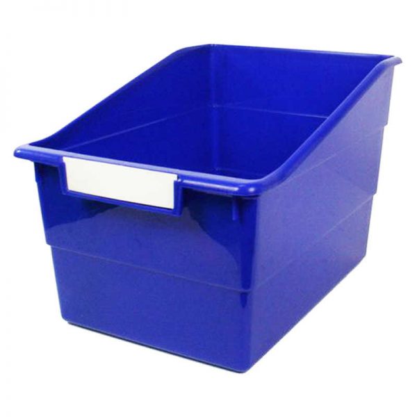 Romanoff Tattle® Wide Shelf File, Blue
