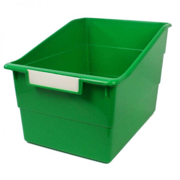 Romanoff Tattle® Wide Shelf File, Green