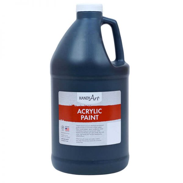 Handy Art® Acrylic Paint Half Gallon, Mars Black