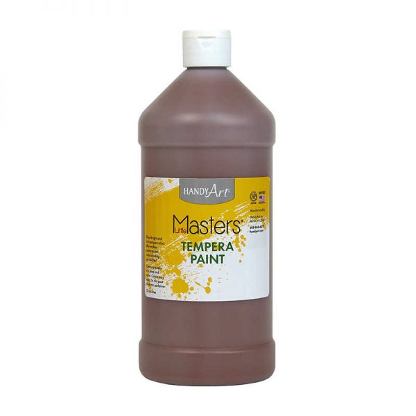 Handy Art® Little Masters® Tempera Paint, Brown, 32 oz.