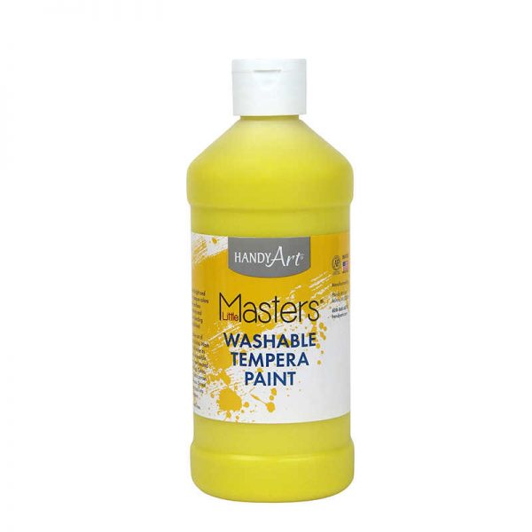 Handy Art® Little Masters™ Washable Paint, Yellow, 16 oz.