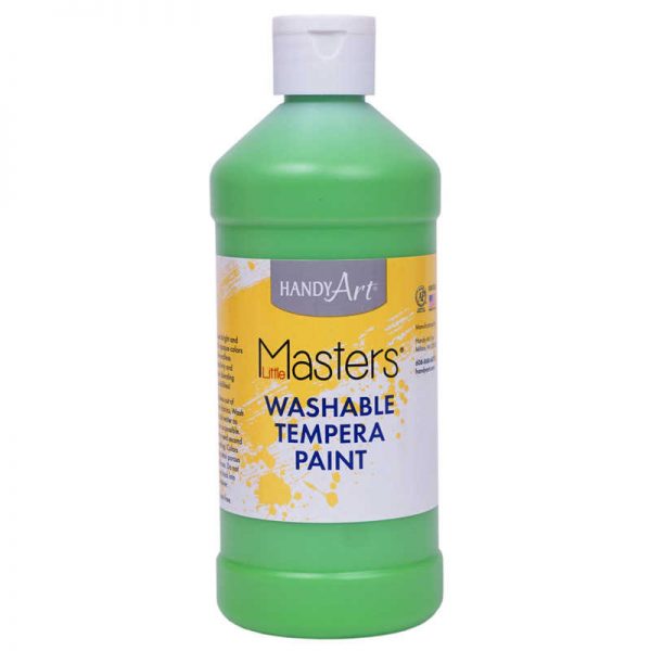 Handy Art® Little Masters® Washable Tempera Paint, Light Green, 16 oz.
