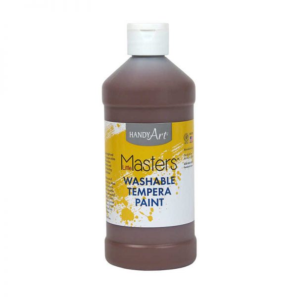 Handy Art® Little Masters® Washable Paint, Brown, 16 oz.