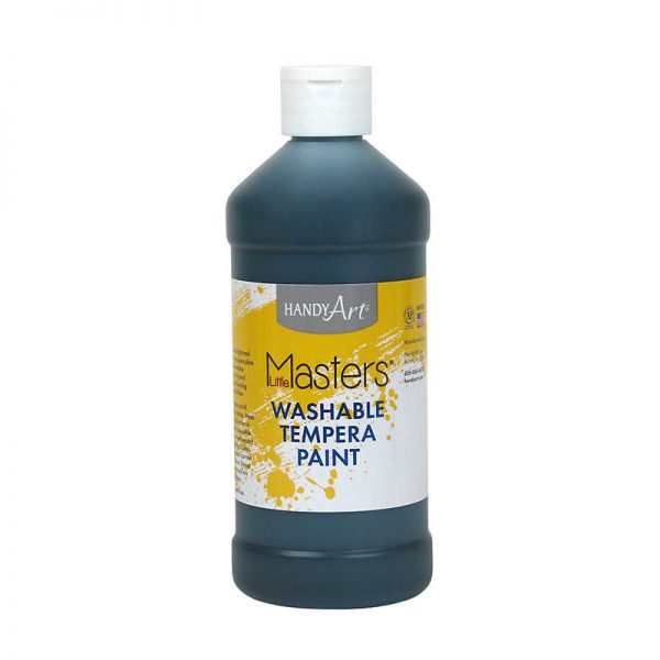 Handy Art® Little Masters™ Washable Paint, Black, 16 oz.