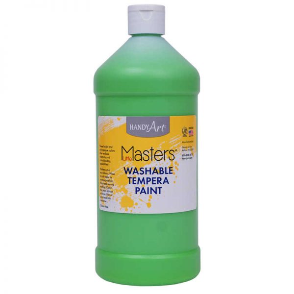 Handy Art® Little Masters® Washable Tempera Paint, Light Green, 32 oz.