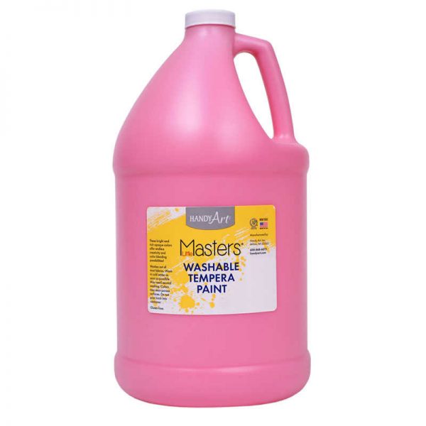 Handy Art® Little Masters® Washable Tempera Paint, Pink, Gallon