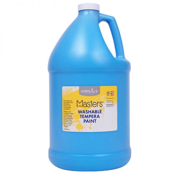 Handy Art® Little Masters® Washable Tempera Paint, Light Blue, Gallon