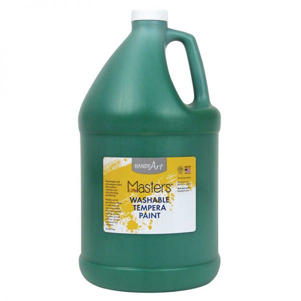Handy Art® Little Masters® Washable Tempera Paint, Green, Gallon