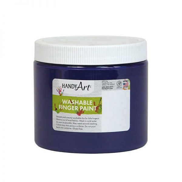 Handy Art® Washable Finger Paint, Violet, 16 oz