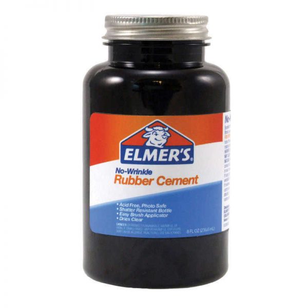 Elmer's® Elmer’s® Rubber Cement, 8 oz w/applicator