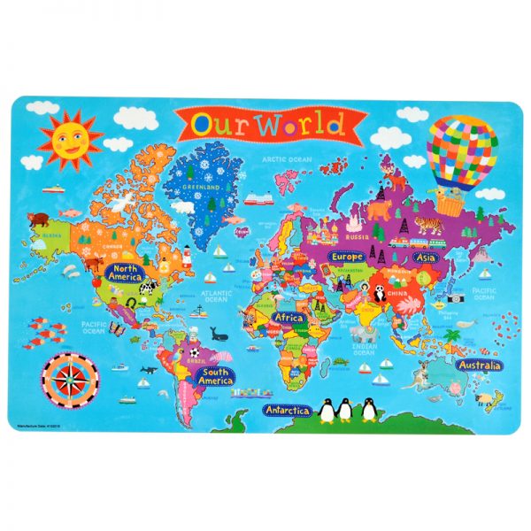 Round World Junior Kid's World PlaceMap