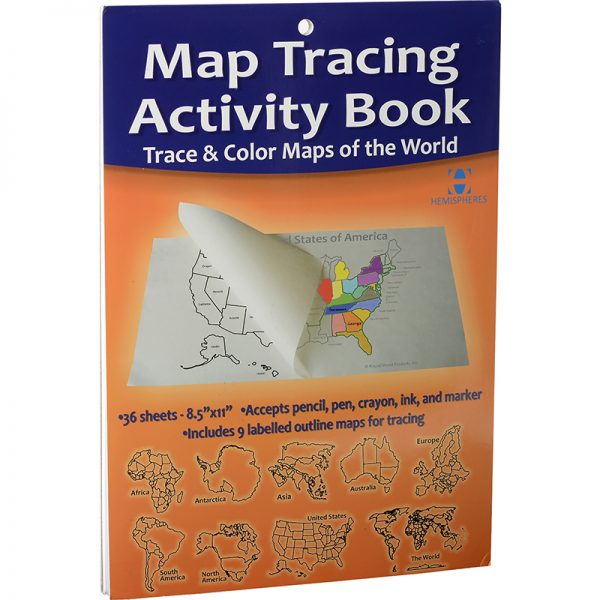 Waypoint World/USA Tracing Activity Book