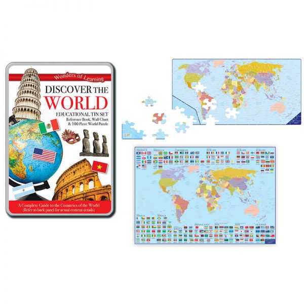 Wonders of Learning Wonders of Learning Tin Set, Discover the World