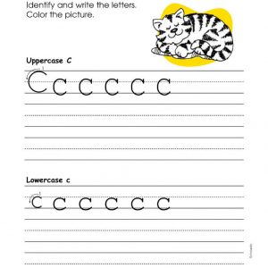 Reading & Math Jumbo Workbook PreK-SC-0439785987-978598 – Page 18 – Uppercase C – Lowercase c by Scholastic