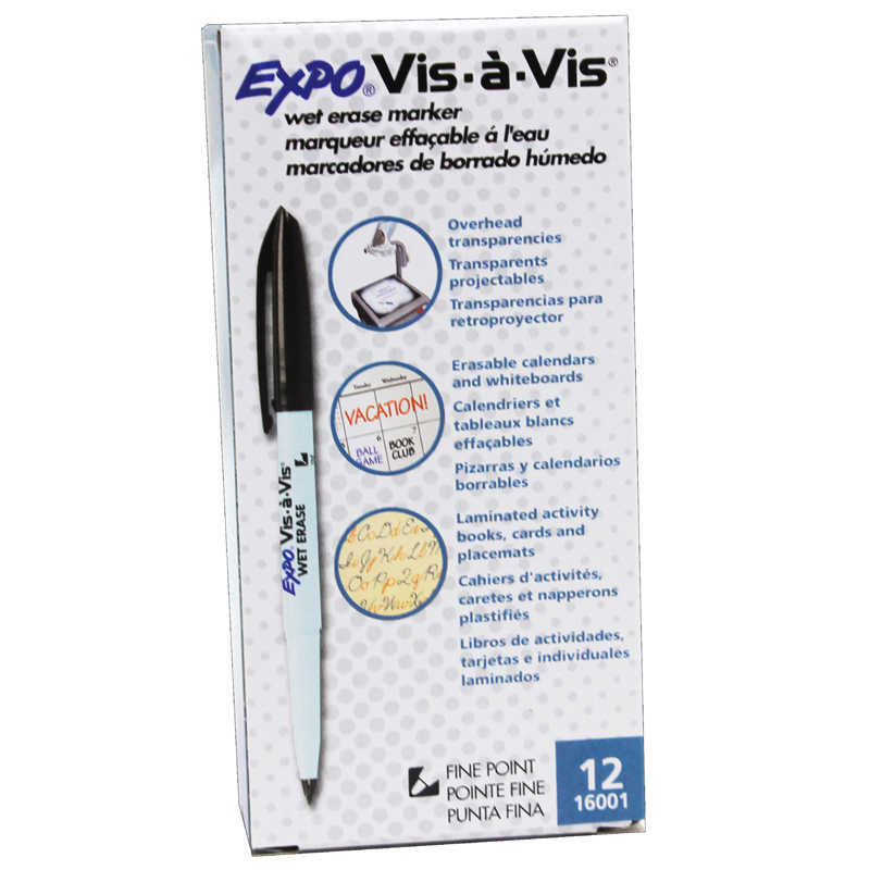 TeachersParadise EXPO® VisaVis® Overhead Projector Wet Erase Marker