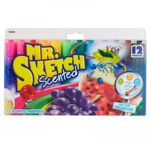 Mr. Sketch® Mr. Sketch® Scented Markers, Chisel Tip, Assorted Colors, Pack of 12