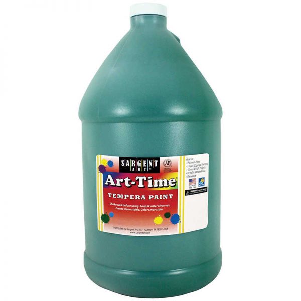 Sargent Art® Art-Time® Tempera Paint, Green, Gallon