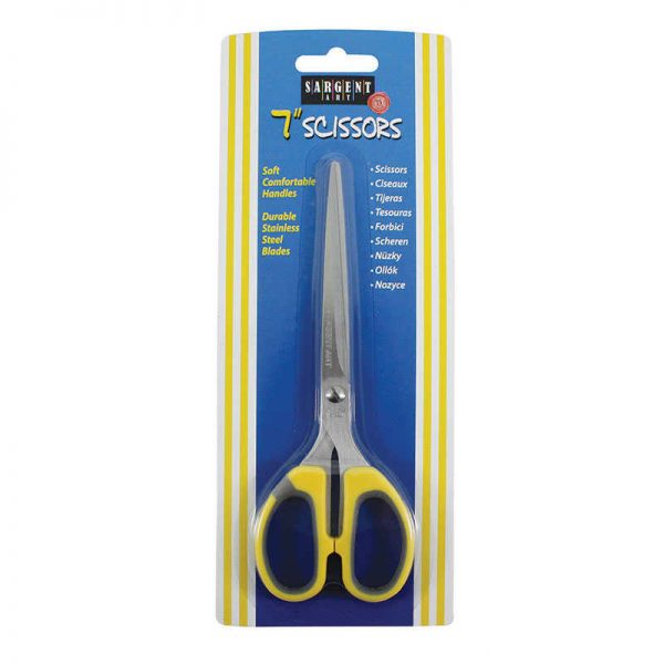 Sargent Art® Adult Soft Handle 7" Pointed Scissors