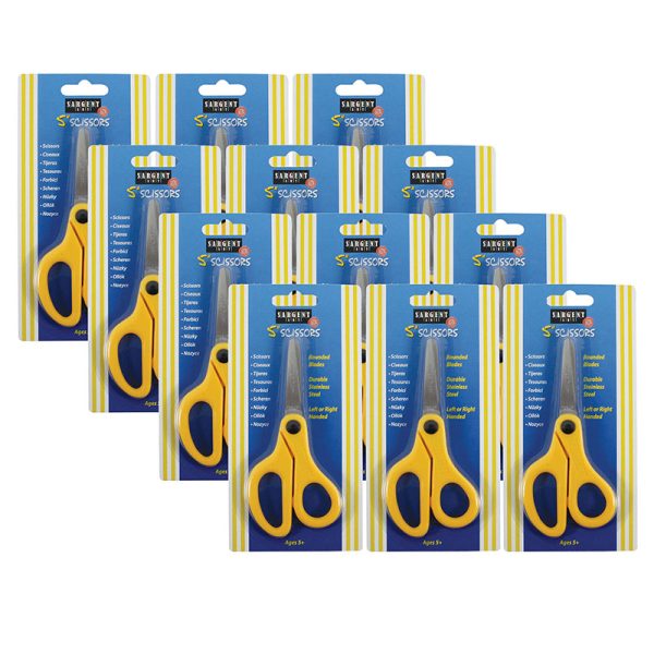 Sargent Art® Student Scissors, 5", Blunt Tip, Pack of 12