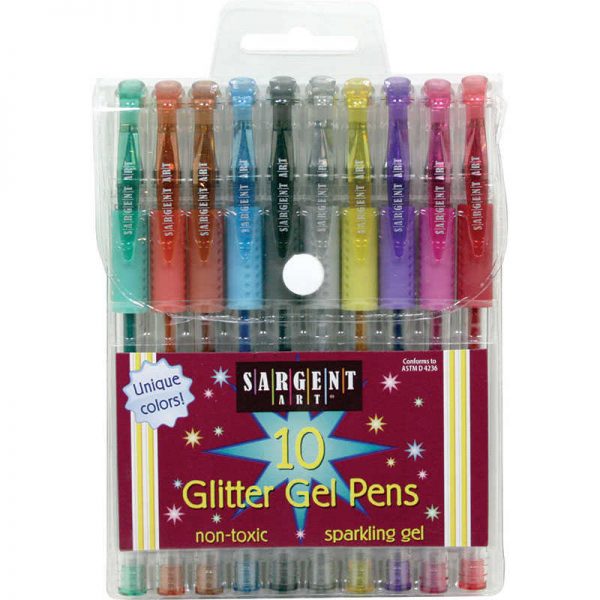 Sargent Art® Glitter Gel Pen, 10 Pack