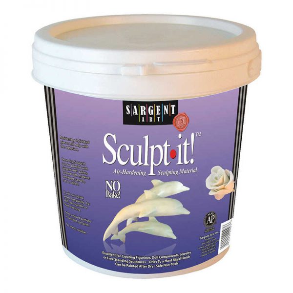 Sargent Art® Sculpt it™ Air-Hardening Sculpting Material, 2 lb., White