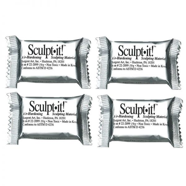 Sargent Art® Sculpt it™ Sculpting Material Easy Pack, Assorted Colors, Pack of 150