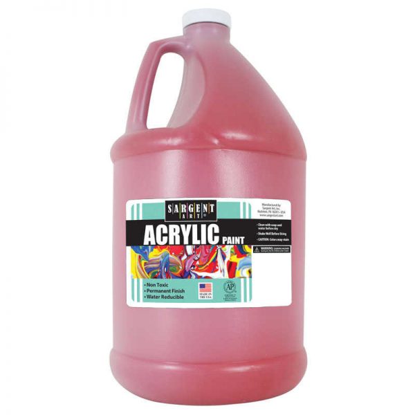 Sargent Art® Acrylic Paint, Red, 64 oz. Bottle