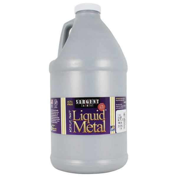 Sargent Art® Liquid Metal™ Acrylic Paint, 64 oz., Silver
