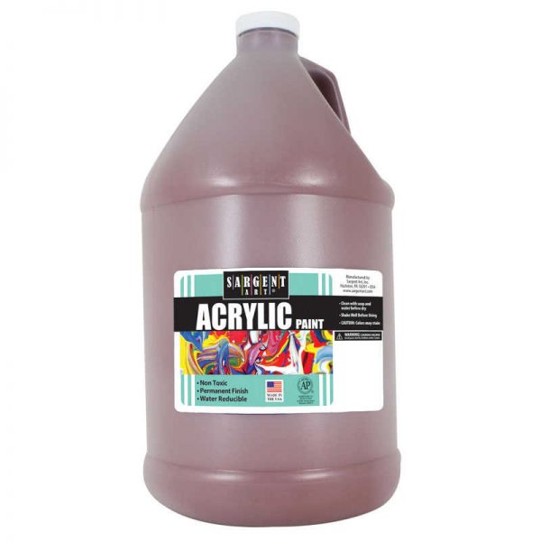 Sargent Art® Acrylic Paint, Brown, 64 oz. Bottle