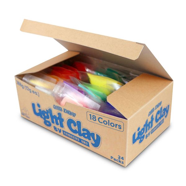 Sargent Art® Air Light Clay Set, 18 Colors, 24 Count